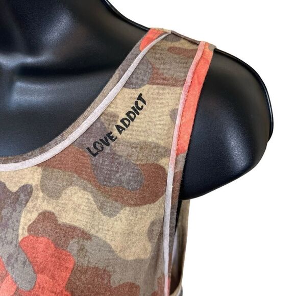 2pc Peace Love World “I Am Blessed” Velvet Bomber Jacket & Floral Camo Tank Set - Picture 10 of 16